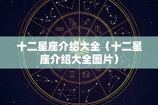 十二星座介绍大全（十二星座介绍大全图片）