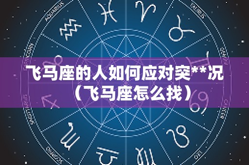 飞马座的人如何应对突**况（飞马座怎么找）