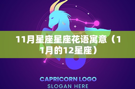 11月星座星座花语寓意（11月的12星座）