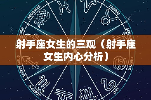射手座女生的三观（射手座女生内心分析）