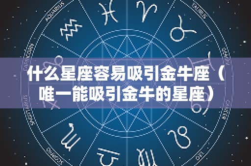 什么星座容易吸引金牛座（唯一能吸引金牛的星座）