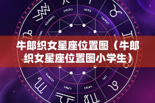 牛郎织女星座位置图（牛郎织女星座位置图小学生）