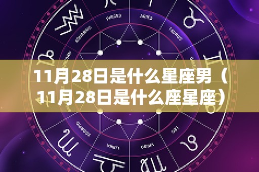 11月28日是什么星座男（11月28日是什么座星座）