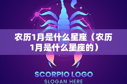 农历1月是什么星座（农历1月是什么星座的）