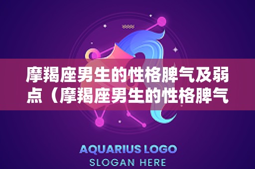 摩羯座男生的性格脾气及弱点（摩羯座男生的性格脾气是什么样的）