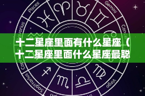 十二星座里面有什么星座（十二星座里面什么星座最聪明）