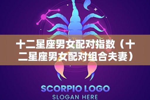 十二星座男女配对指数（十二星座男女配对组合夫妻）