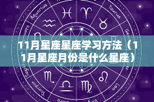11月星座星座学习方法（11月星座月份是什么星座）