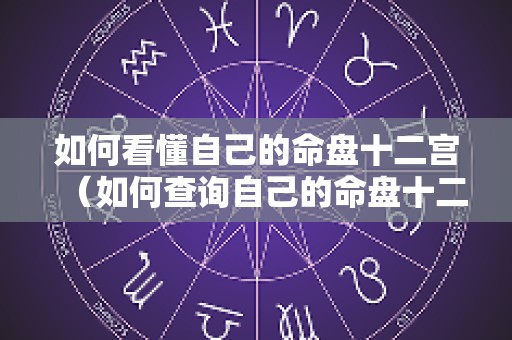 如何看懂自己的命盘十二宫（如何查询自己的命盘十二宫）