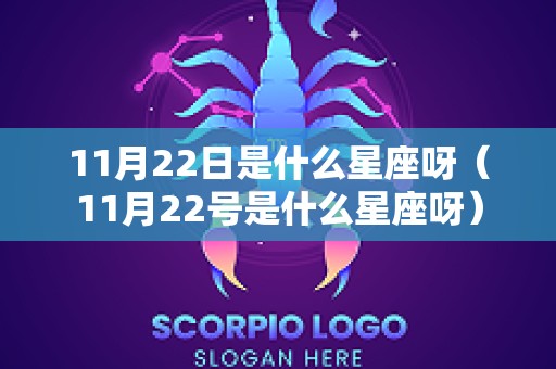 11月22日是什么星座呀（11月22号是什么星座呀）