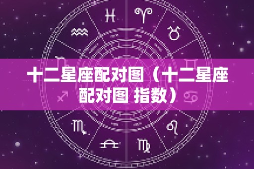 十二星座配对图（十二星座配对图 指数）
