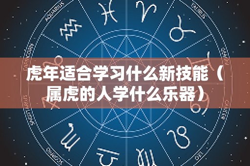 虎年适合学习什么新技能（属虎的人学什么乐器）