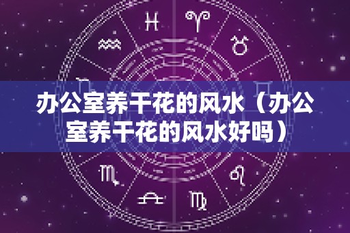 办公室养干花的风水（办公室养干花的风水好吗）
