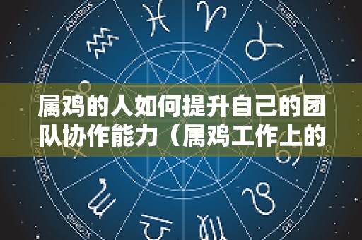 属鸡的人如何提升自己的团队协作能力（属鸡工作上的伙伴属相）